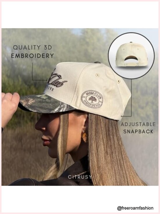 Vintage Mom Dad Trucker Hats - Cotton Snapback Adjustable main image 5